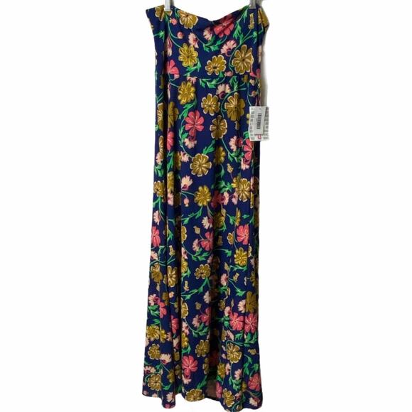 LuLaRoe Maxi Flower Print Long Skirt Small BRAND NEW WITH TAGS - Picture 1 of 6